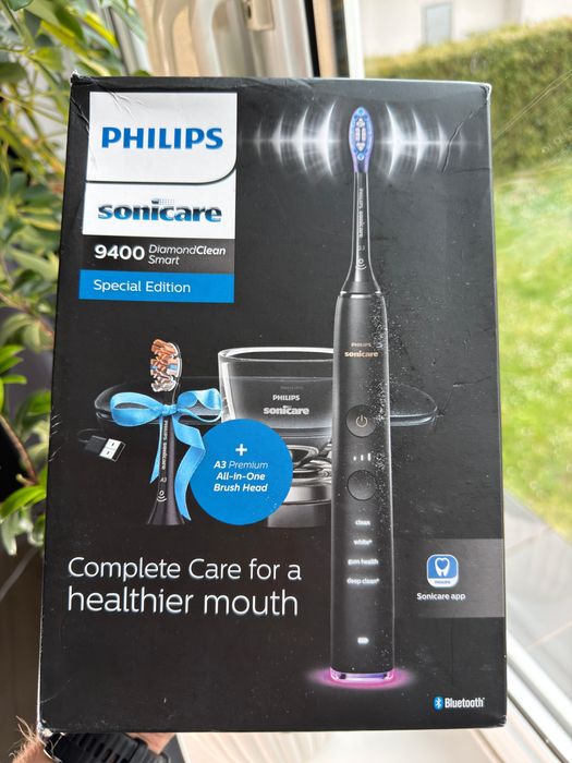 Szczoteczka soniczna Philips Sonicare DiamondClean 9000 HX9917/89 Czarna TOMI-TECH