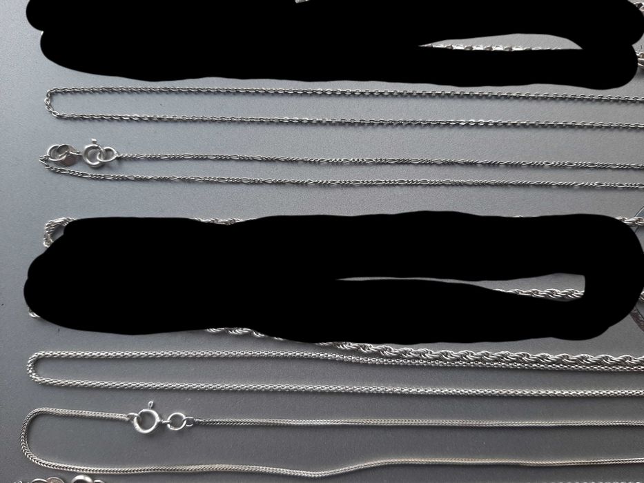 Цепочка, ланцюг, срібло. Б/у