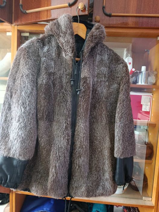Продам полушубок с нутрии размер 50
