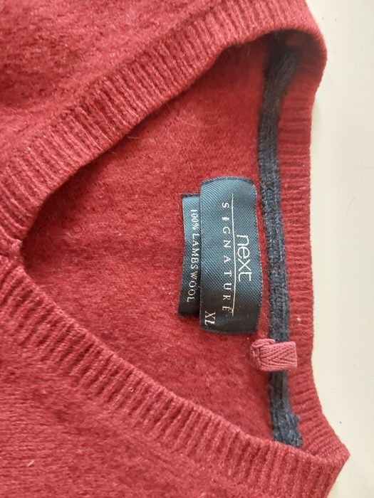 Sweter męski Next 100% lambswool rozm. L