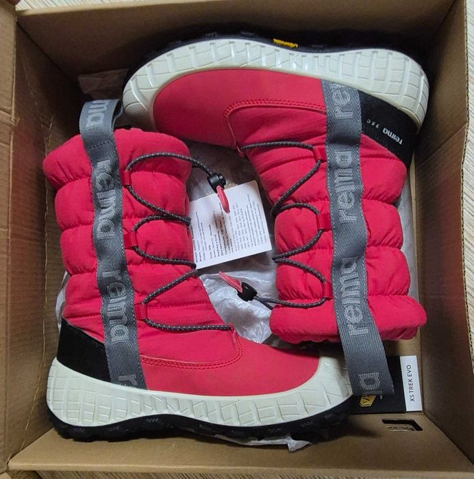 Зимові черевики Reima Megapito (Vibram) | р. 33 | колір червоний