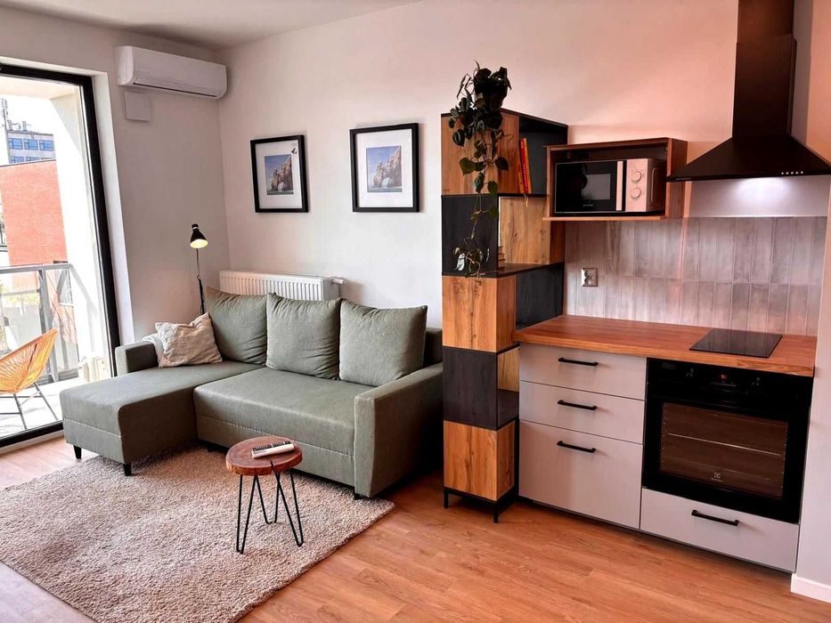 Nowe studio z klimatyzacją i dużą loggią | SOHO | ul. Żupnicza 10