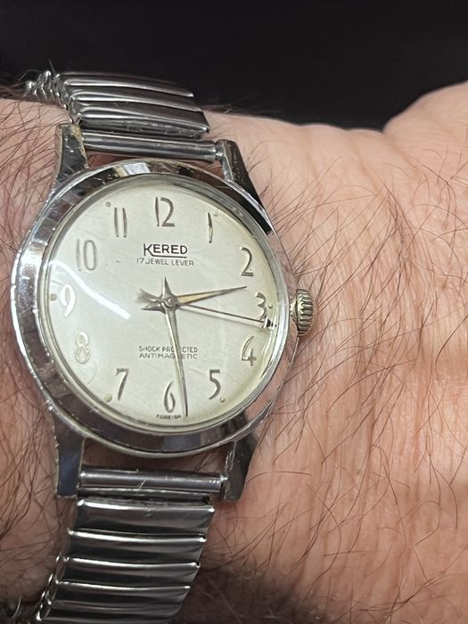 Relogio KERED, 17 jewels, funciona, sinais de uso, 60’s Vintage