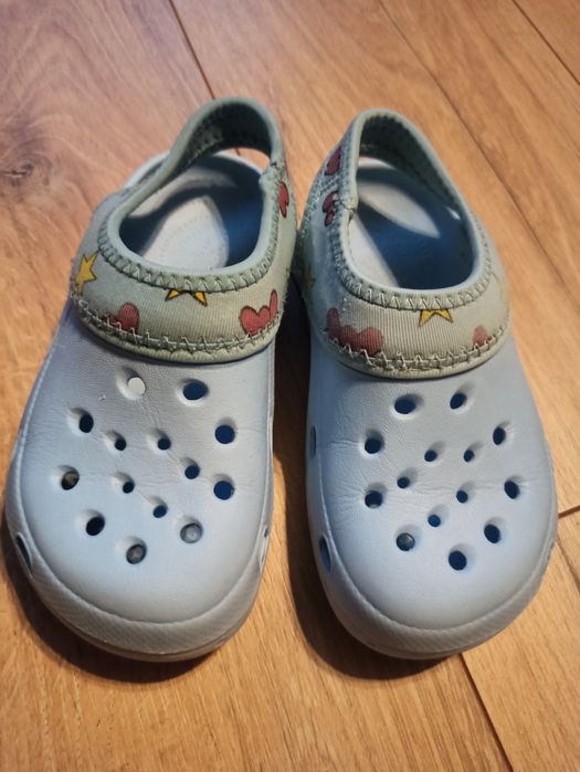 Klapki piankowe 26 crocsy niebieskie