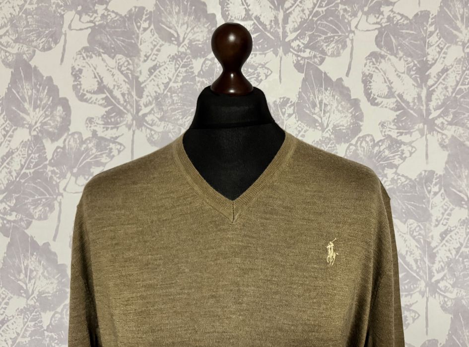 Шерстяной полувер Polo Ralph Lauren.