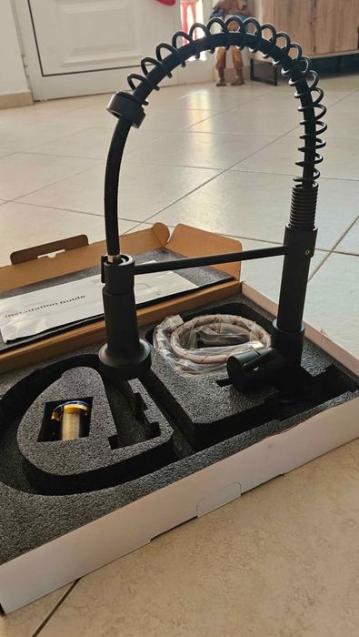 Torneira de cozinha Black Line n°2 com chuveiro