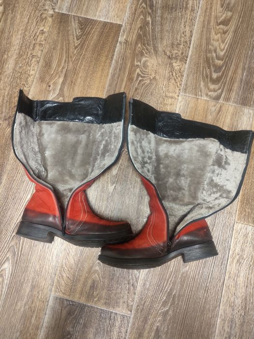 Сапоги зимові шкіряні 39 р.