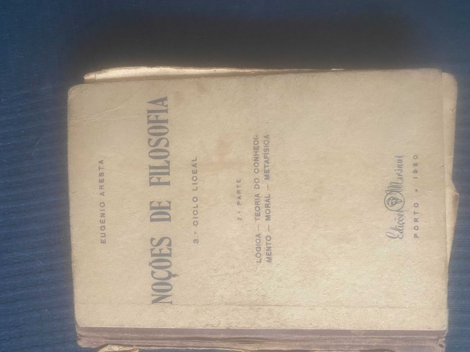 livro noções de filosofia por eugenio aresta