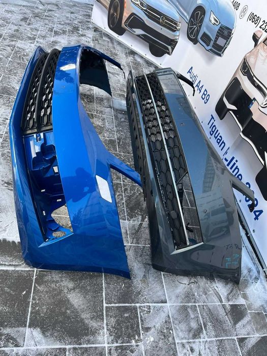 Skoda octavia A7 рестайлинг бампер передний 5e0807221n шрот октавія