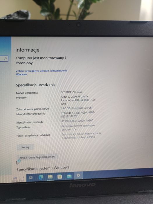 Laptop Lenovo B575e