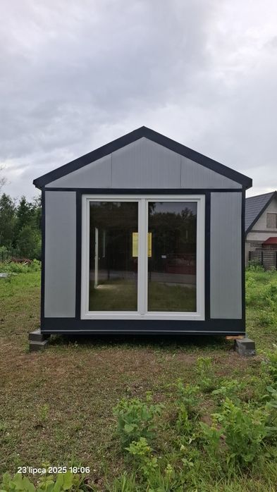 Domek mobilny całoroczny z płyty warstwowej 35m²