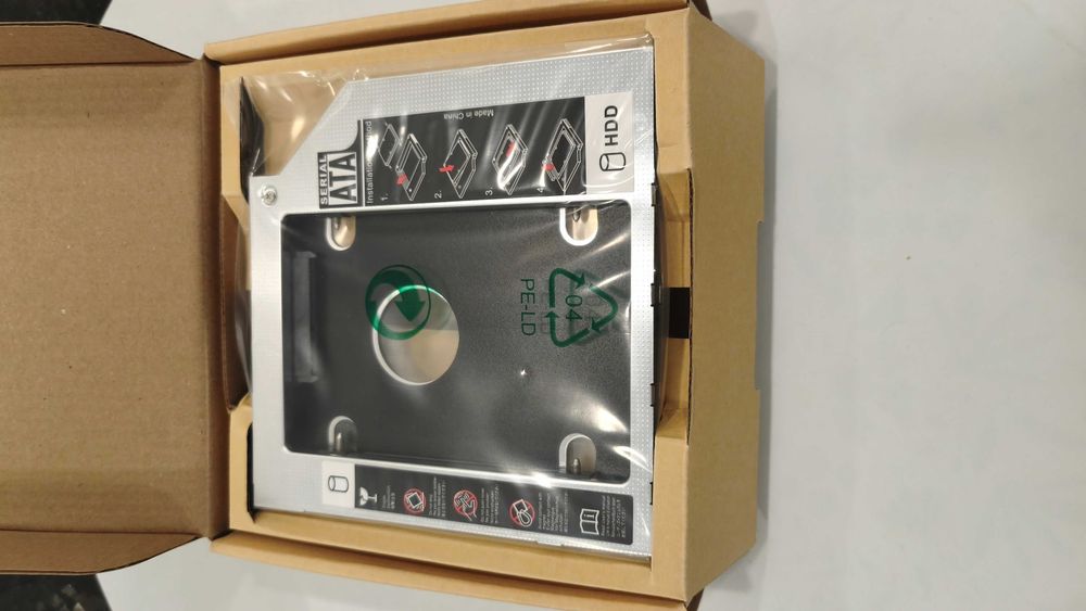 Estrutura instalação SATA III SSD/HDD adaptador CD/DVD/Blu-ray 9.5 mm