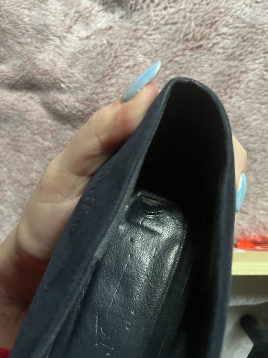 Szpilki buty na obcasie granatowe platforma 38 basic Jenny Fairy