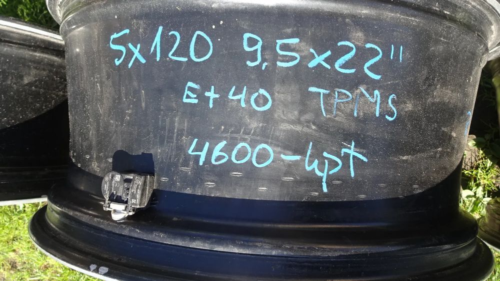 felgi 22 5x120 land rover et40 tpms alufelgi 9,5jx22