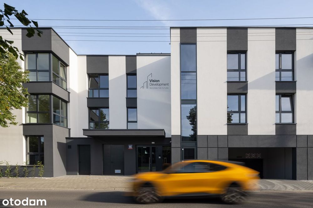 Nowoczesne 2 pokojowe mieszkanie z dwoma dużymi tarasami - 44,96 m2