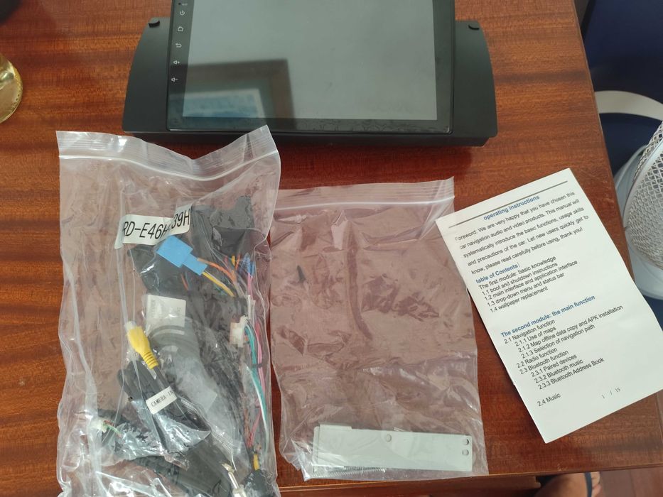 Rádio Android BMW E39 - E53 com carplay,• GPS BLUETOOTH + câmara