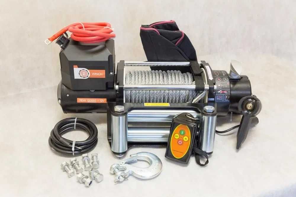 Wyciągarka Presko 12V - 5,5T - 12000lbs , Wysyłka FV Wciągarka Laweta