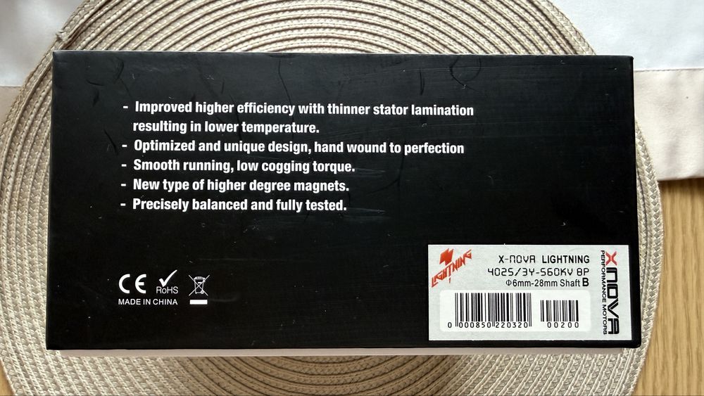 Silnik do helikoptera RC Xnova 4025 Lightning 560kv