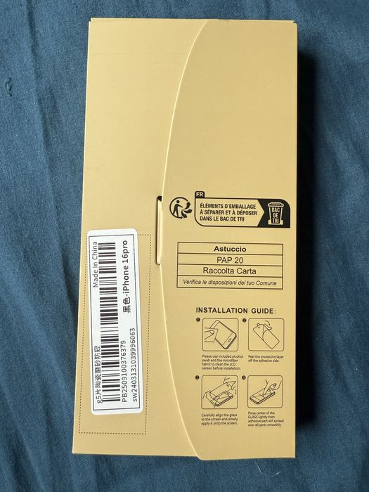 Priwatyzyjąca folia ochronna do Iphone 16 pro zestaw 5 szt.