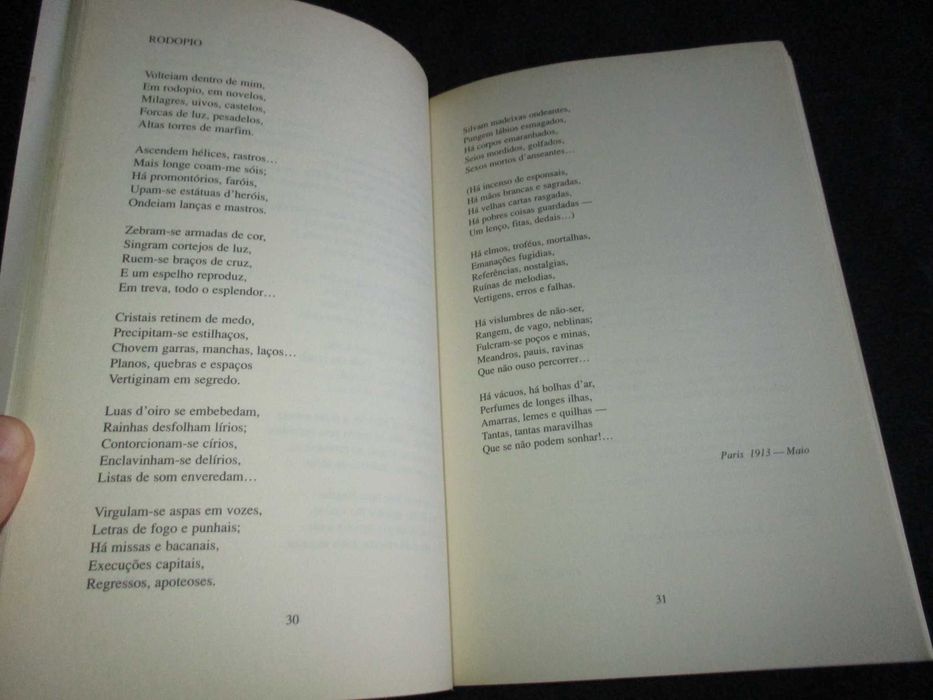 Livro Poemas Mário de Sá-Carneiro Relógio D'Água