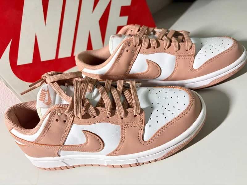 Nike Dunk Low "Rose Whisper" Novas (Tamanho 39)