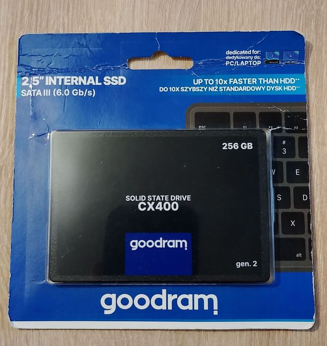 Nowy Dysk SSD 256Gb Goodram CX400 Sata III 2.5"
