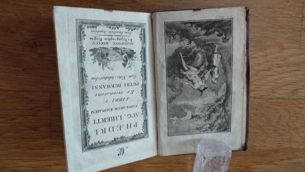 Fábulas de Esopo, 1805, em latim, Phaedri, A. Fabularum Aesopiarum