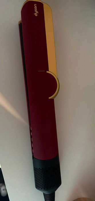 Dyson Airstrait Bordeaux & Gold | Como Novo | Caixa + Fatura