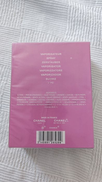 Woda perfumowana CHANEL CHANCE 100ml