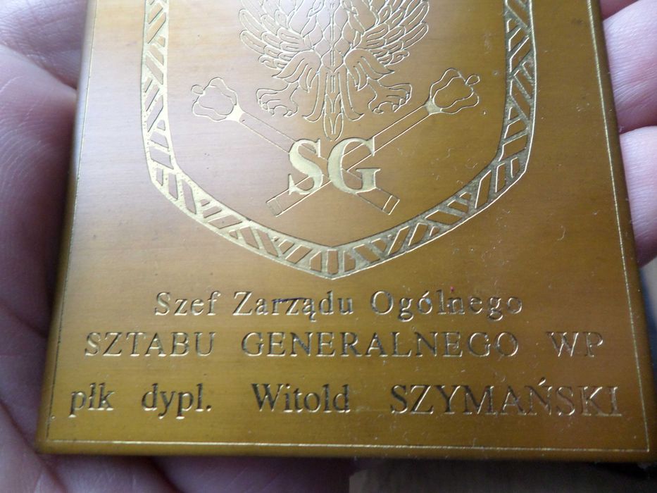Sztab Generalny Wojska Polskiego - Plakieta