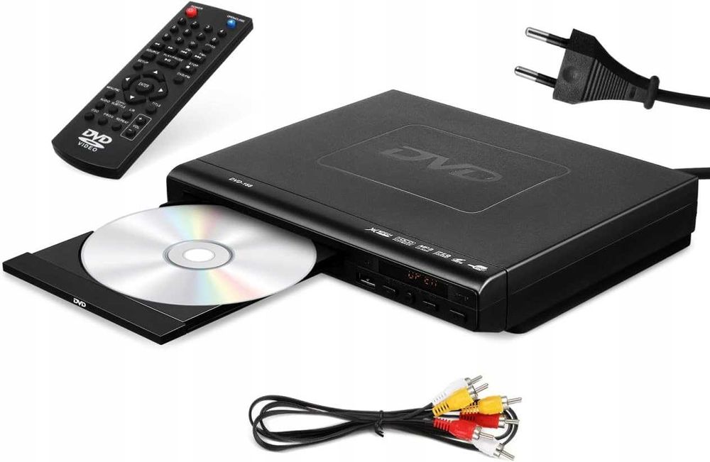 Majority Mały odtwarzacz DVD 1080p HDMI USB z pilotem do telewizora