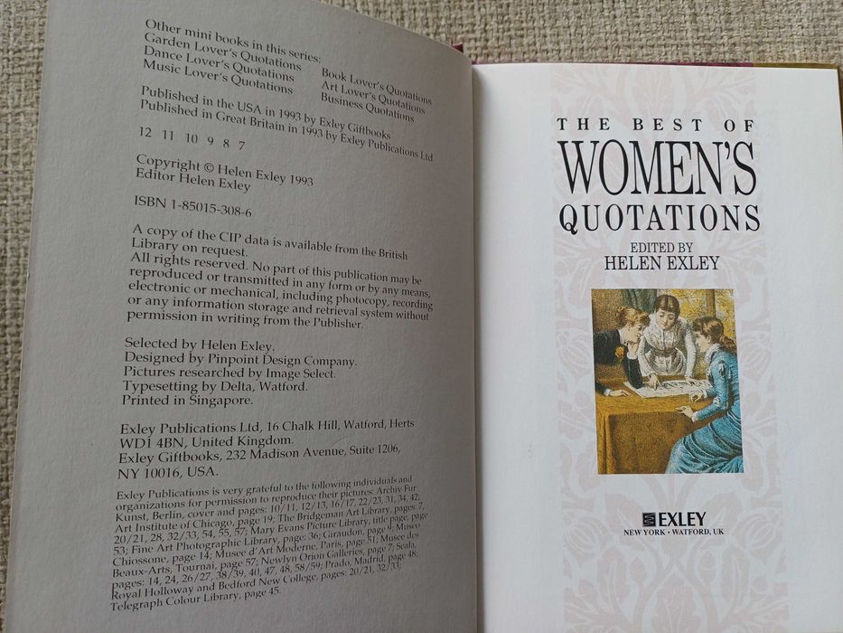 The Best of Women's Quotations książka