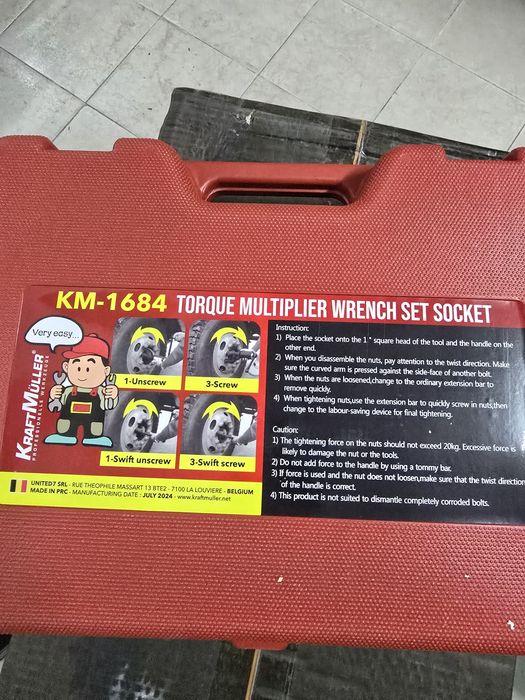 Redutor multiplicador de forca