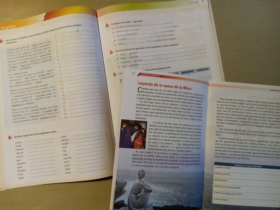 Caderno de Atividades de Espanhol 11 ano + oferta de livro -novo