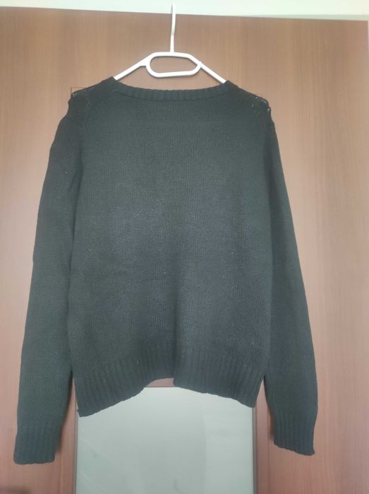 Czarny sweter z napisem Dreamer, Mango