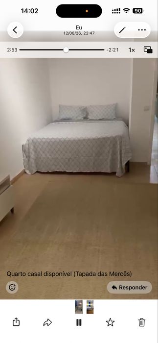 Quarto solteiro # quarto casal ou 2 pessoas partilhadas
