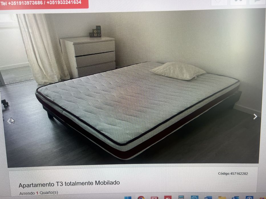 Arrendo 2 Quartos completamente mobilados.