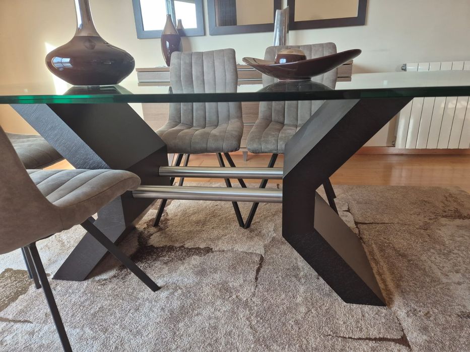 Mesa da Sala Vidro (sem cadeiras)