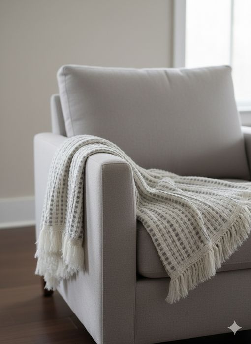 Mantas algodão decorativa