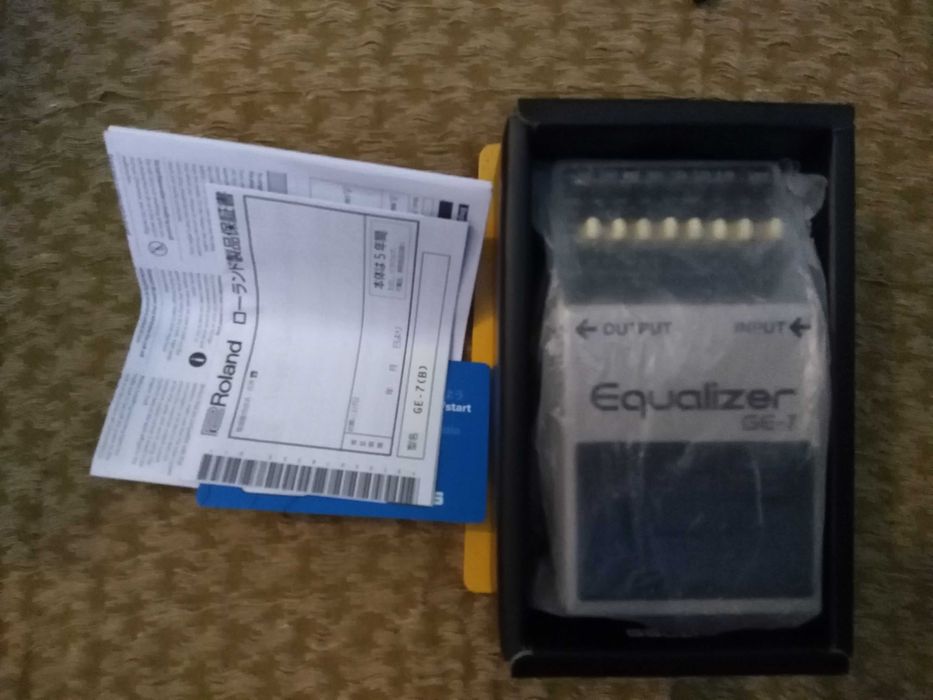 Pedal Boss GE-7 Equalizer (Equalizador Gráfico de 7 Bandas)