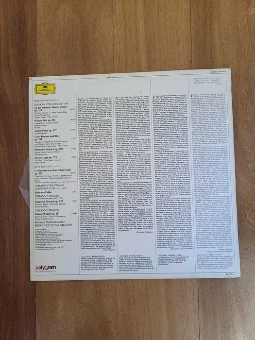 Disco Vinil | “Geschichten aus dem Wienerwald / Radetzky-Marsch u.a.” – Vários | Berliner Philharmoniker
