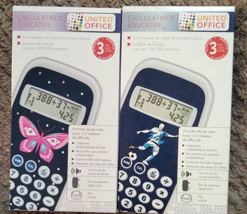 Дитячий освітній калькулятор від бренду United Office.