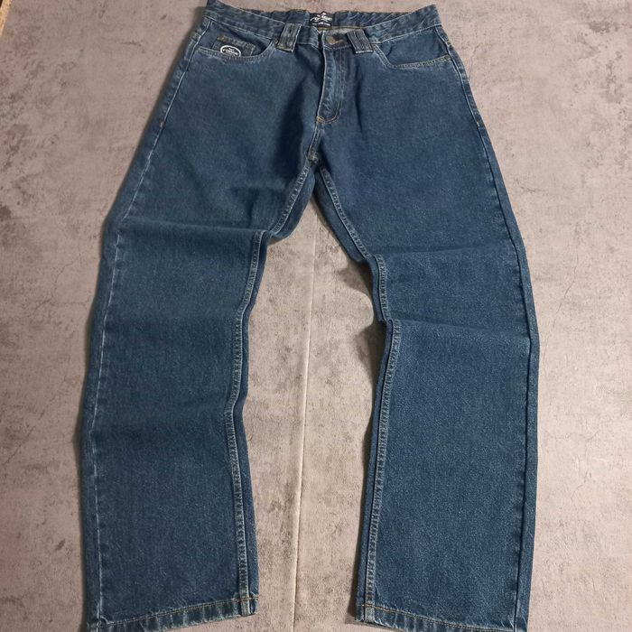 Forge jeansy męskie W36 L klasyczny krój solidny denim