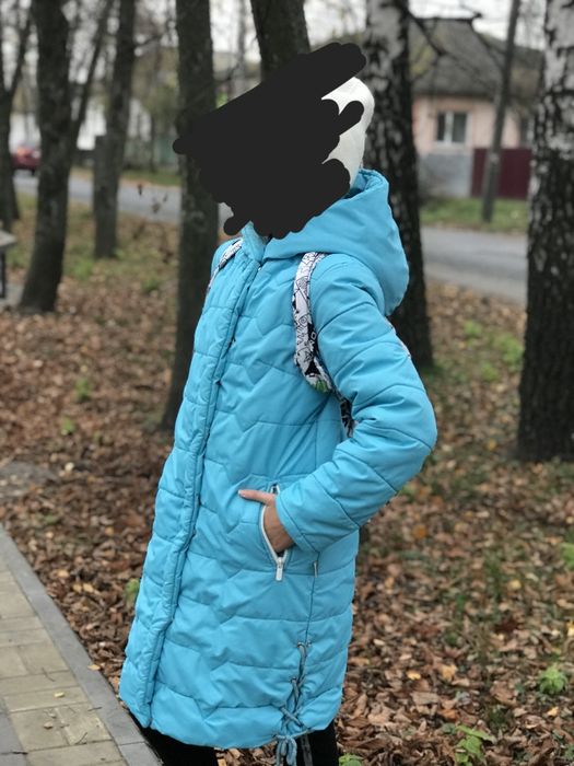 Зимовий пуховик на дівчинку
