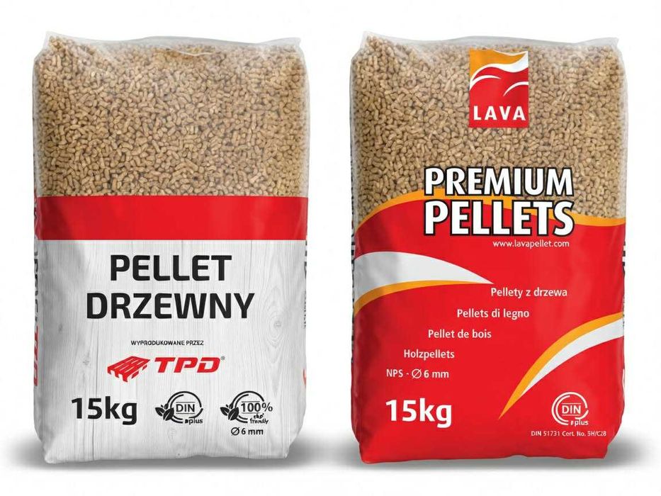 Pellet drzewny TPD Frankowski oraz LAVA PREMIUM