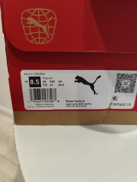 Кросівки чоловічі Puma turino ii 8,5 us 41 р 26,5 см