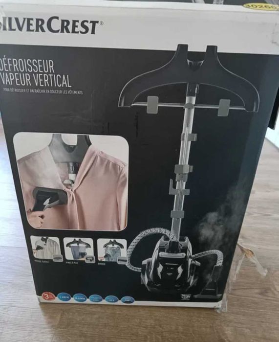 Ferro a vapor vertical silvercrest - novo