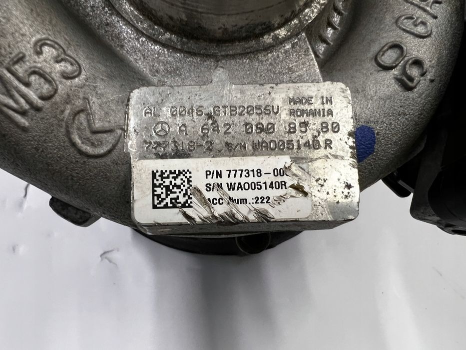 turbina mercedes 3.0 cdi v6 a6420908580 garrett