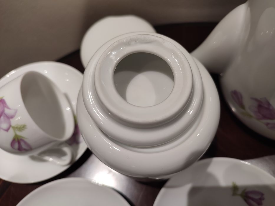Serwis kawowy porcelana Karolina PRL