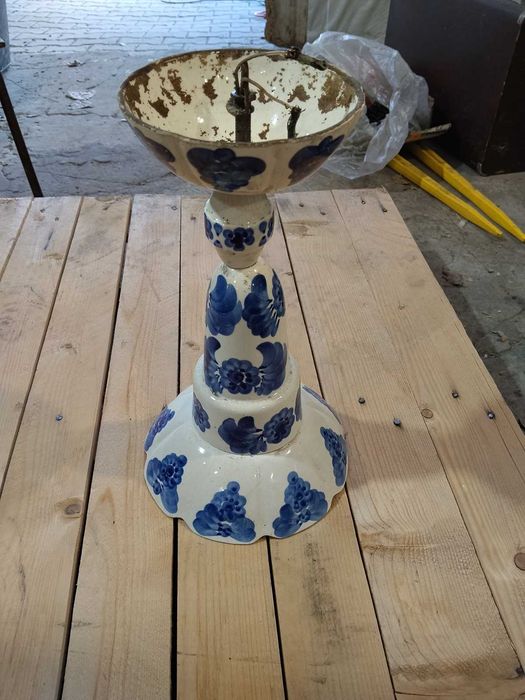 Żyrandol ceramiczny fajans